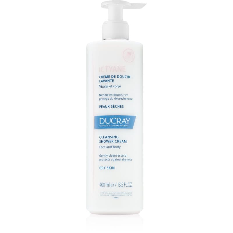 Ducray Ictyane Reinigingscrème voor Droge tot Zeer Droge Huid 400 ml