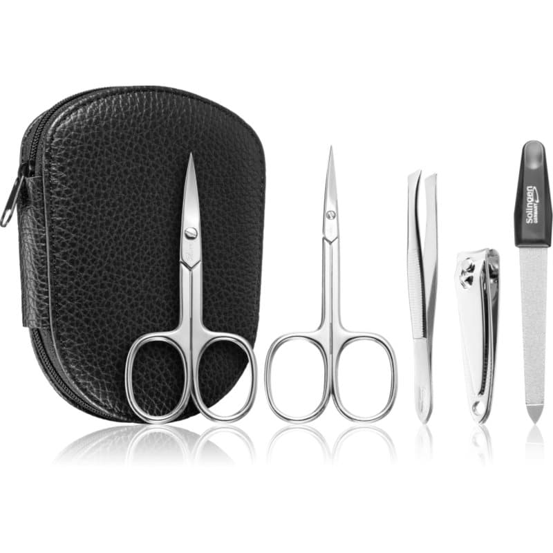 DuKaS Premium Line Solingen 112 Manicure Set + Leder Etui voor Mannen