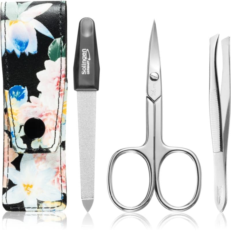 DuKaS Premium Line Solingen 878 Travel-set Pastel Flowers