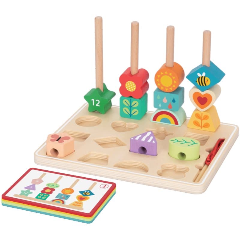 2Kids Toys Card Sorting Game Meadow activity speelgoed 18m+ 30 st