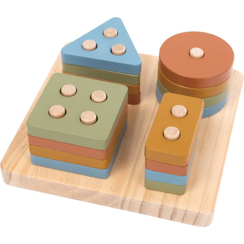 2Kids Toys Colourful Shape Sorter activity vormenstoof 12m+ 17 st