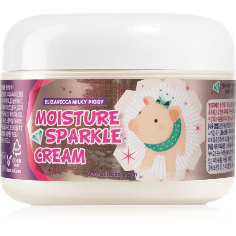 Elizavecca Milky Piggy Moisture Sparkle Cream Verhelderende Hydraterende Crème 100 ml