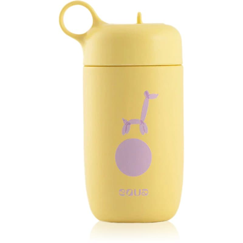 Equa Kids roestvrijstalen drinkfles voor Kinderen Giraffe 400 ml