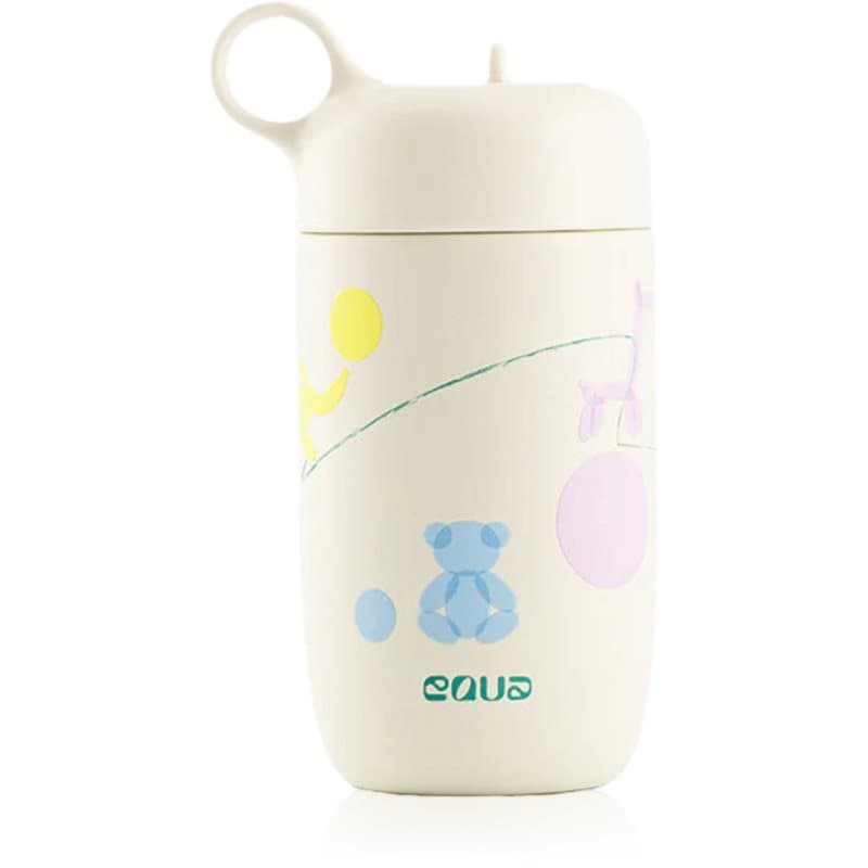 Equa Kids roestvrijstalen drinkfles voor Kinderen Bounce Yard 400 ml