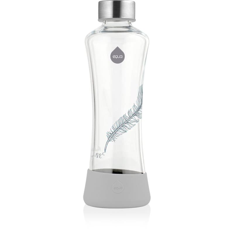 Equa Glass glazen waterfles kleur Feather 550 ml