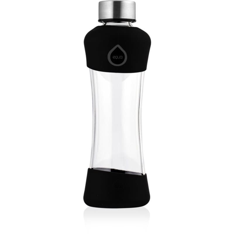 Equa Active glazen waterfles Black 550 ml