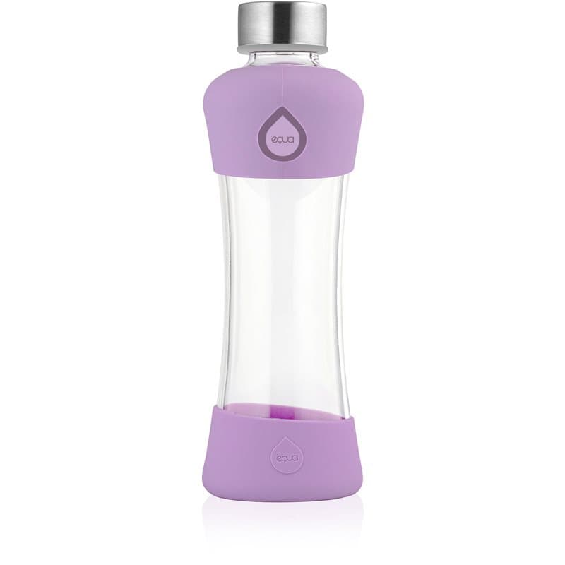 Equa Active glazen waterfles Plum 550 ml