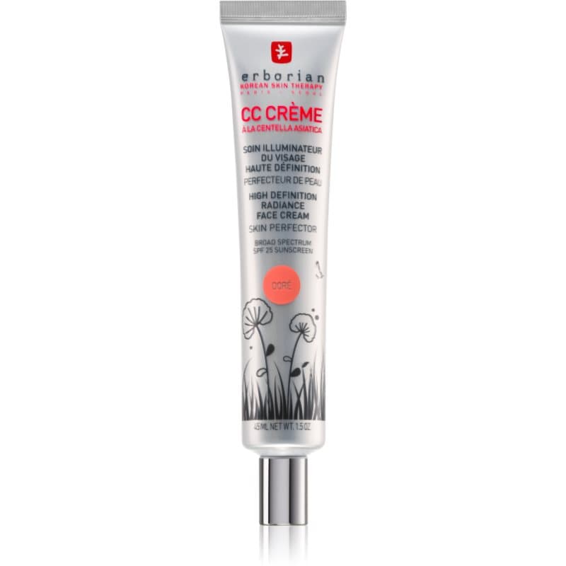 Erborian CC Crème Centella Asiatica CC Crème voor Egale Huidtint SPF 30 Tint Doré 40 ml