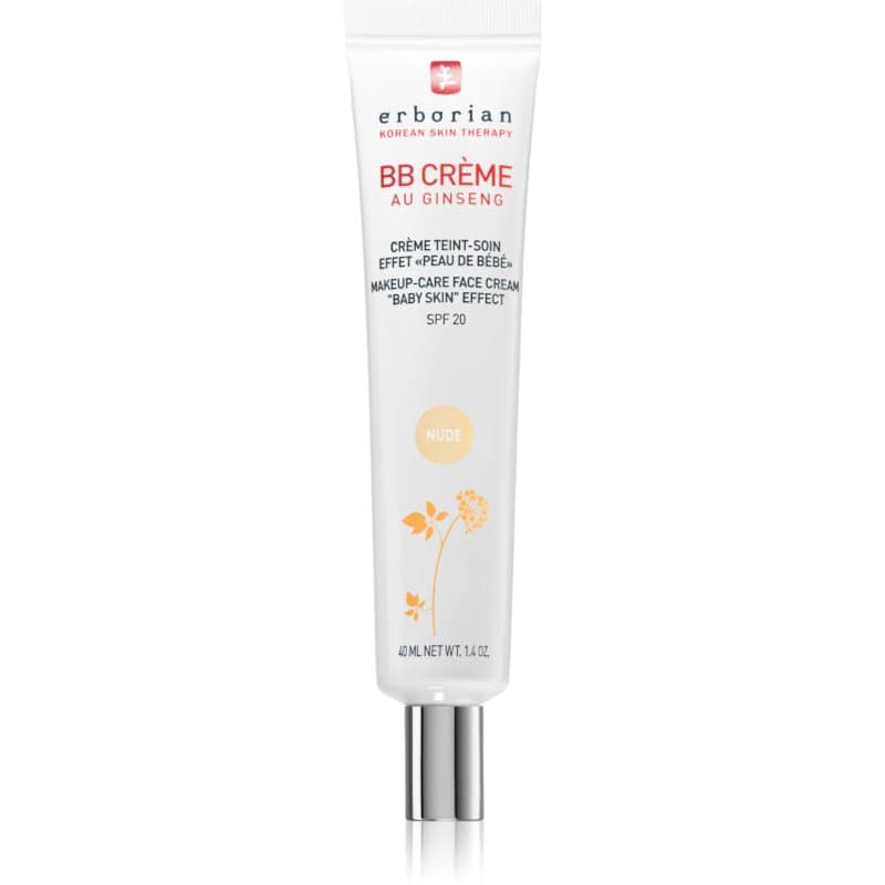 Erborian BB Cream Getinte Crème voor Perfecte Look SPF 20 Grote Verpakking Tint Nude 40 ml