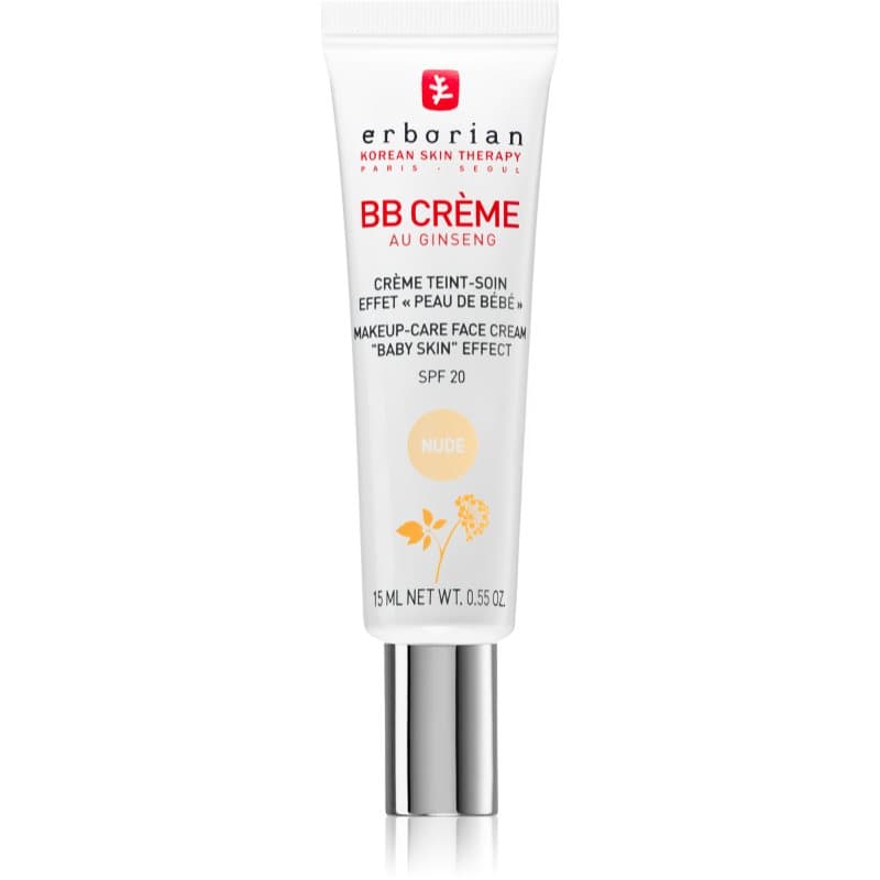 Erborian BB Cream Getinte Crème voor Perfecte Look SPF 20 Kleine Verpakking Tint Nude 15 ml