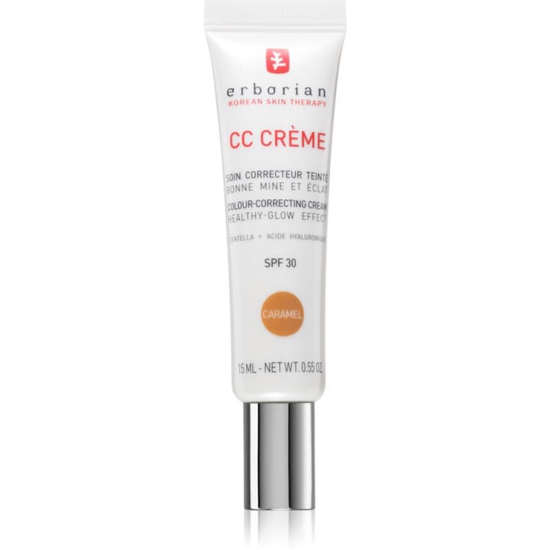 Erborian CC Crème Centella Asiatica CC Crème voor Egale Huidtint SPF 30 Tint Caramel 15 ml