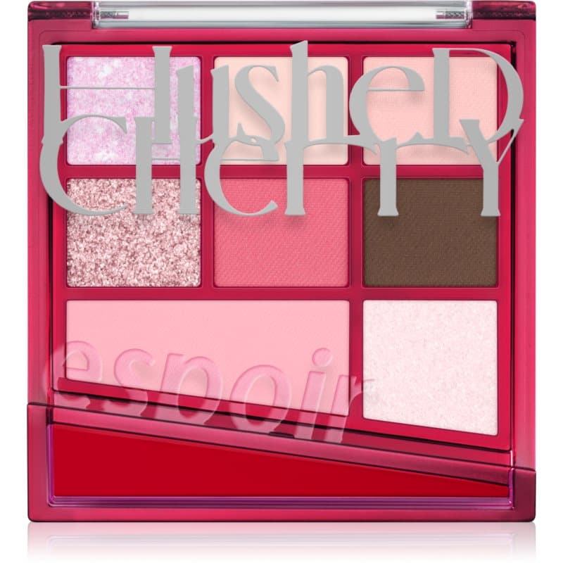 espoir Real Eye Palette All New oogschaduw palette voor Perfecte Uitstraling Tint Hushed Cherry 94 g