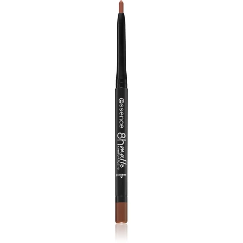 essence 8h Matte Comfort matterend lippotlood met Puntenslijper Tint 01 Cinnamon Spice 0,3 g