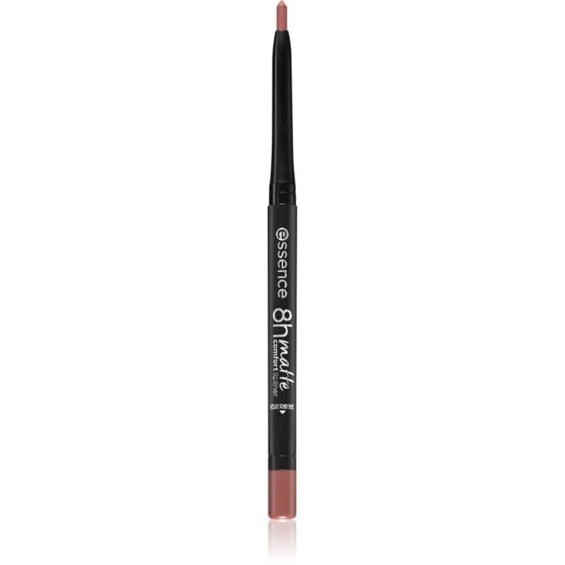 essence 8h Matte Comfort matterend lippotlood met Puntenslijper Tint 03 Soft Beige 0,3 g