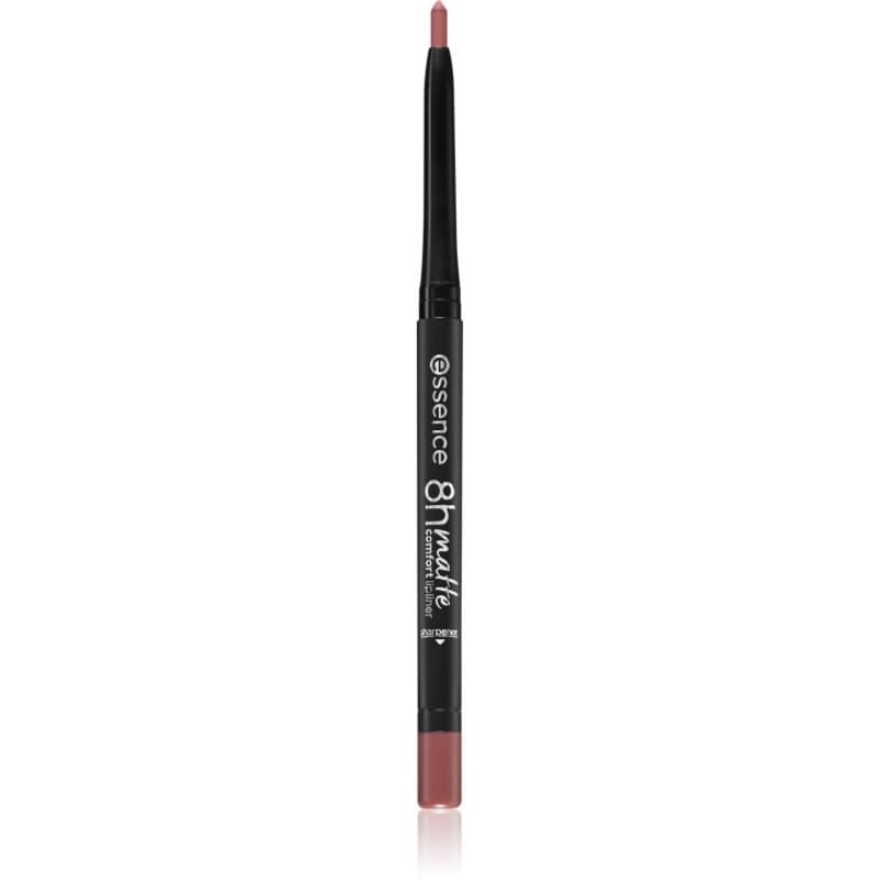 essence 8h Matte Comfort matterend lippotlood met Puntenslijper Tint 04 Rosy Nude 0,3 g