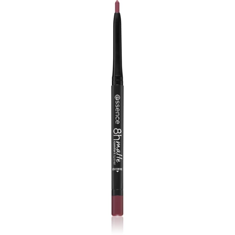 essence 8h Matte Comfort matterend lippotlood met Puntenslijper Tint 06 Cool Mauve 0,3 g