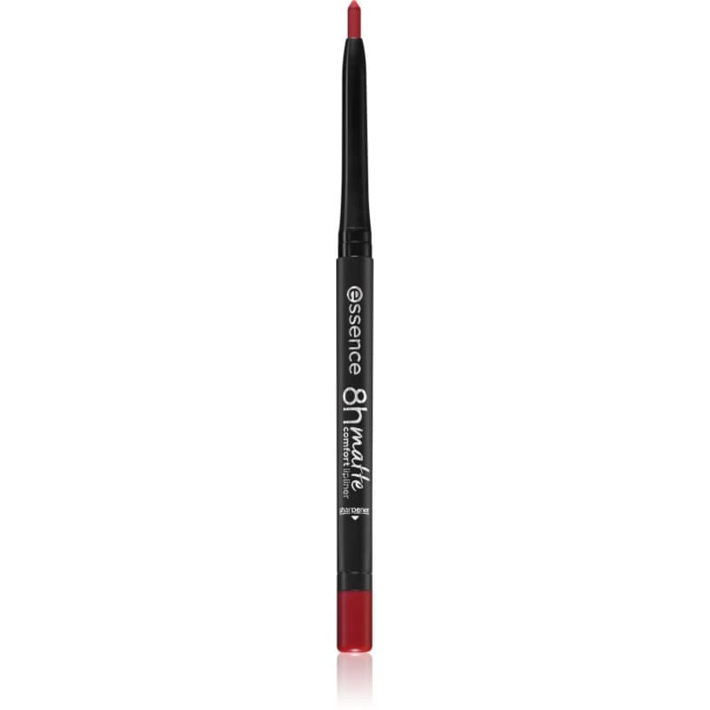 essence 8h Matte Comfort matterend lippotlood met Puntenslijper Tint 07 Classic Red 0,3 g