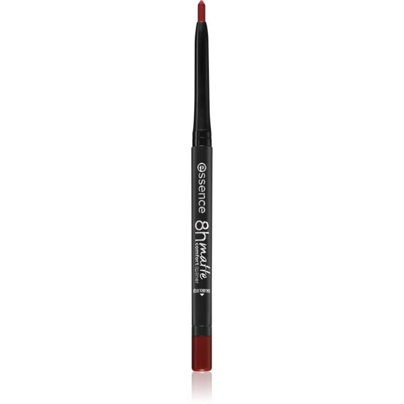 essence 8h Matte Comfort matterend lippotlood met Puntenslijper Tint 08 Dark Berry 0,3 g