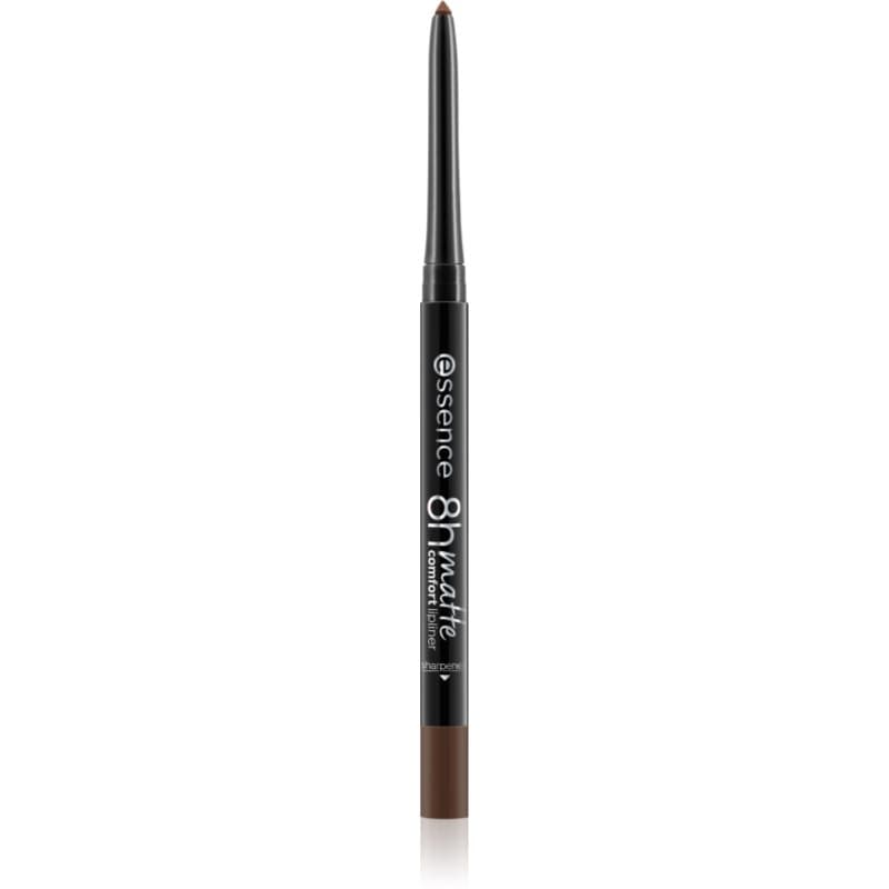 essence 8h Matte Comfort matterend lippotlood met Puntenslijper Tint 11 Chestnut Perfection 0,3 g