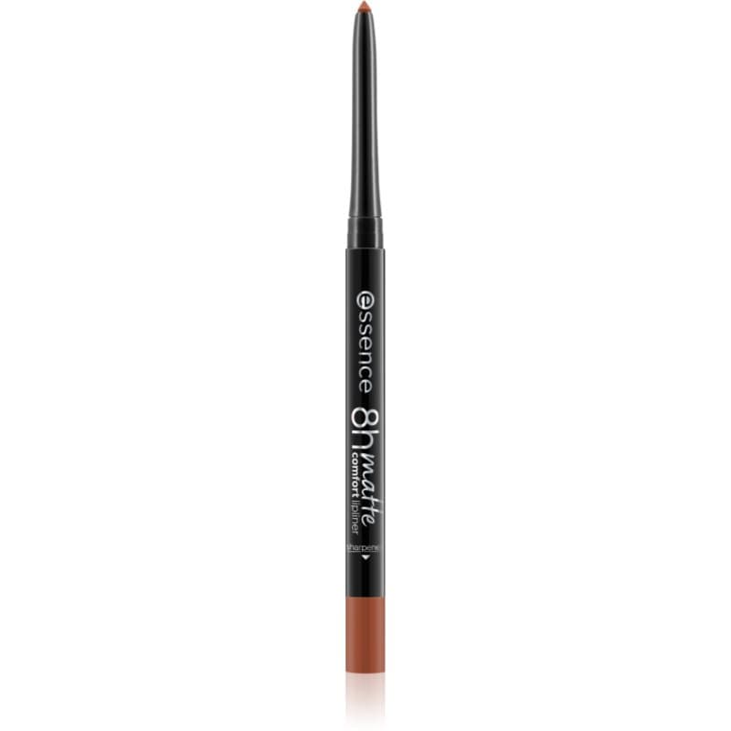 essence 8h Matte Comfort matterend lippotlood met Puntenslijper Tint 17 Must Have Brown 0,3 g