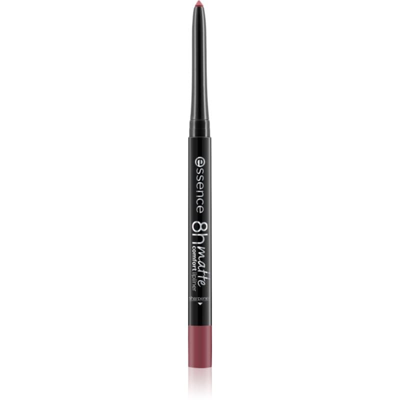 essence 8h Matte Comfort matterend lippotlood met Puntenslijper Tint 19 Burgundy Bestie 0.3 g