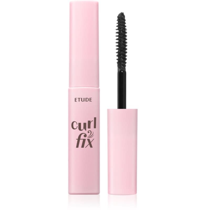 ETUDE Curl Fix Mascara Mini Waterproef Mascara voor Volume en Gekrulde Wimpers Tint 02 Brown 4 g