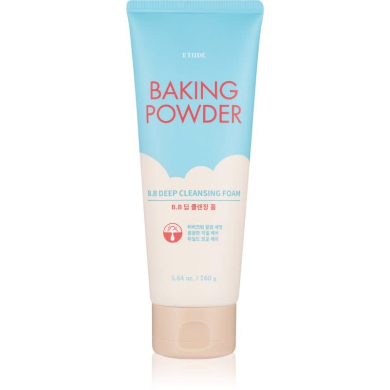 ETUDE Baking Powder Dieptereinigende Crème Schuim met Peeling Effect 160 g