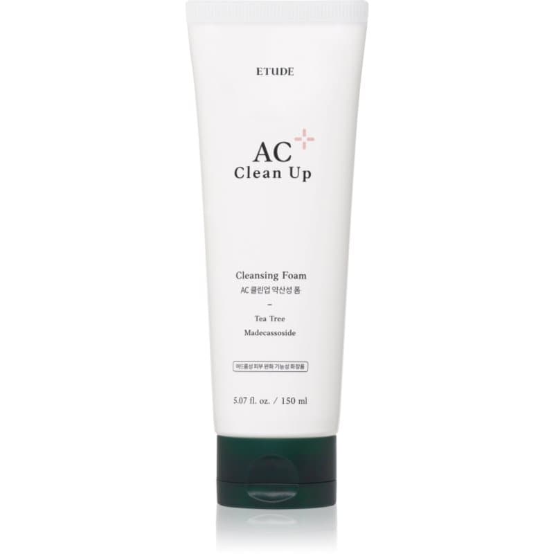 ETUDE AC Clean Up Cleansing Foam Reinigingsschuim voor Problematische Huid, Acne 150 ml