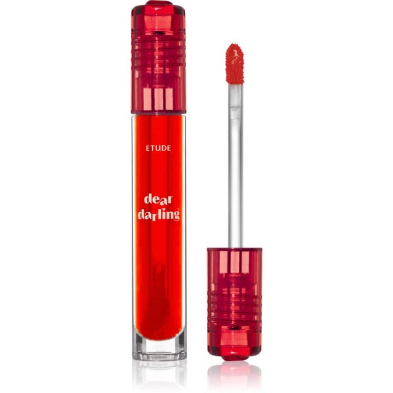 ETUDE Dear Darling Water Gel Tint Kleur voor Lippen met Gel Textuur Tint 01 Tangerine Red 5 g