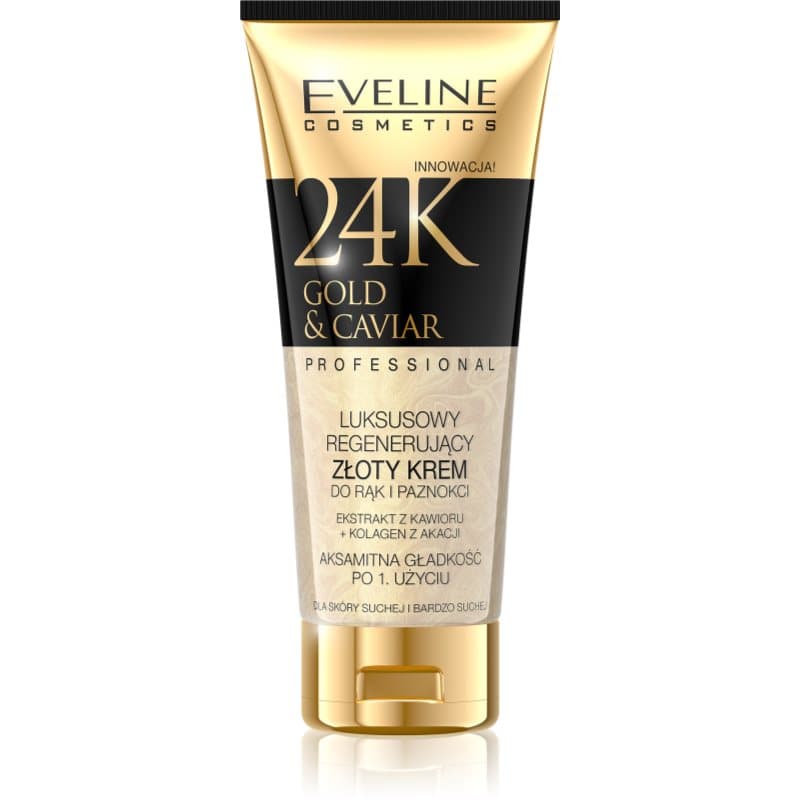 Eveline Cosmetics 24k Gold & Caviar Hand en Nagelcrème 100 ml