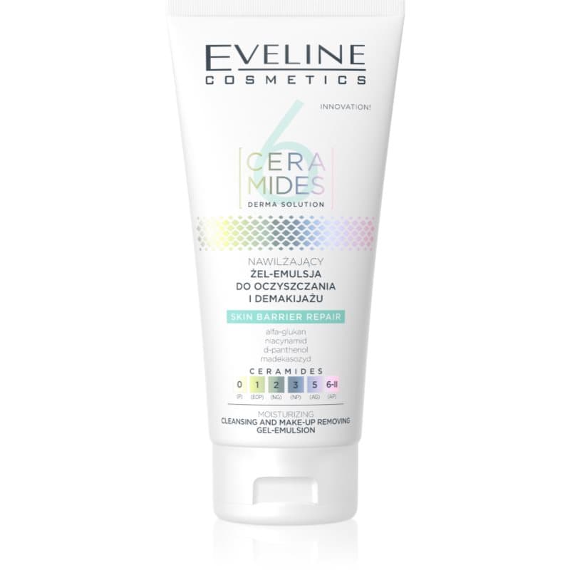 Eveline Cosmetics 6 Ceramides Gel Emulsie voor Dieptereiniging 150 ml