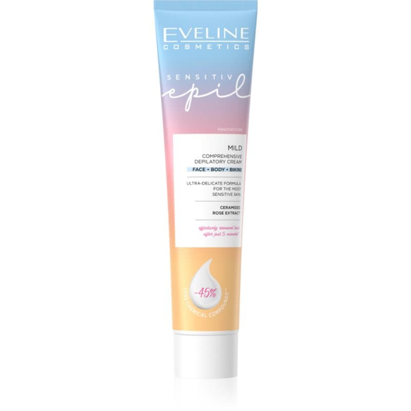 Eveline Cosmetics Sensitive Epil Ontharingscrème voor het Lichaam voor Gevoelige Huid 125 ml
