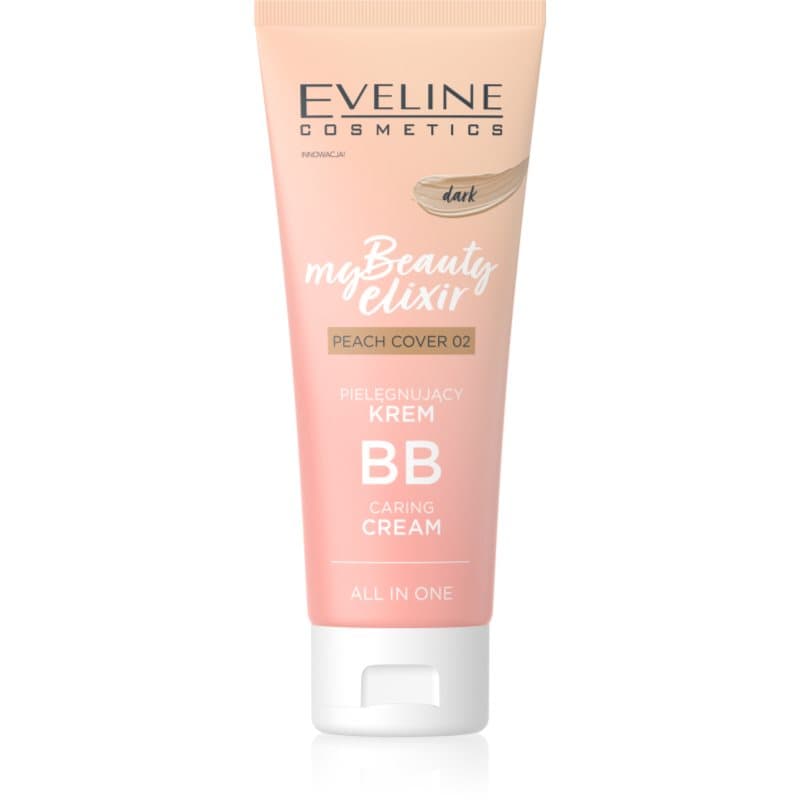 Eveline Cosmetics My Beauty Elixir Peach Cover Hydraterende BB Crème Tint 02 Dark 30 ml