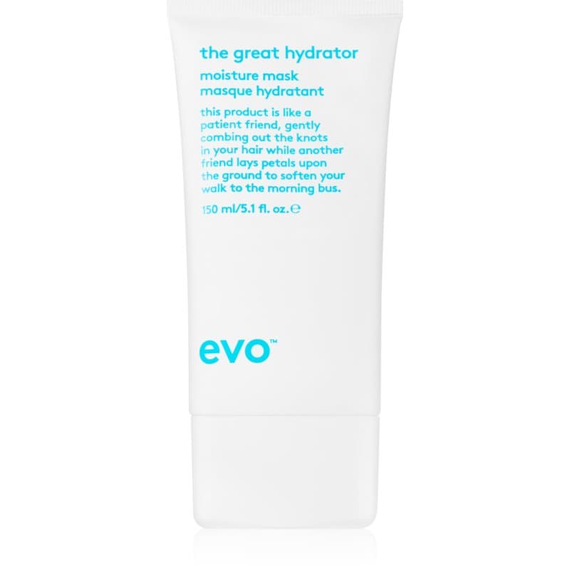 EVO Hydrate The Great Hydrator Hydraterende Masker voor Glas bij Droog en Broos Haar 150 ml