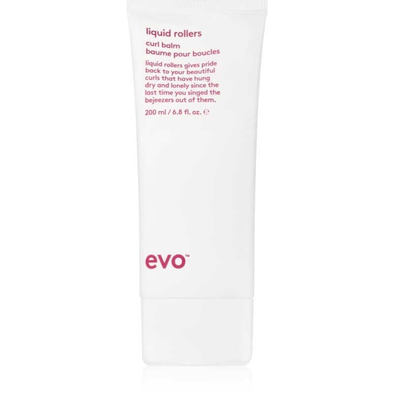 EVO Curl Liquid Rollers crème voor krullend haar voor Natuurlijke Fixatie 200 ml
