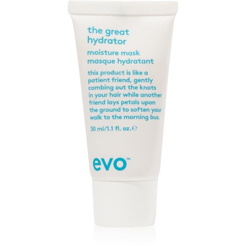 EVO Hydrate The Great Hydrator Hydraterende Masker voor Glas bij Droog en Broos Haar 30 ml