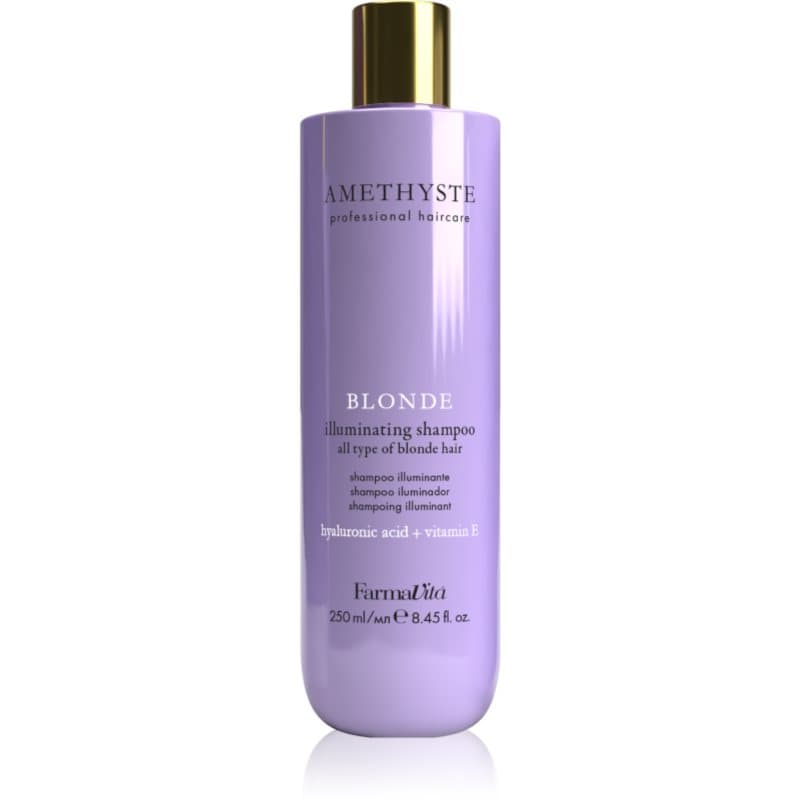 FarmaVita Amethyste Blonde Paarse Shampoo neutraliseert gele Tinten 250 ml