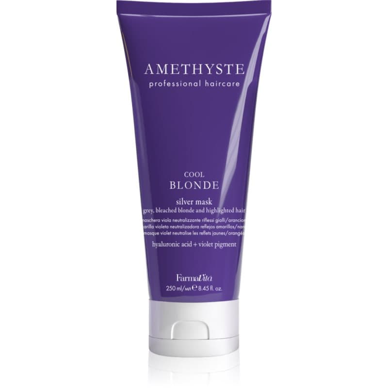 FarmaVita Amethyste Cool Blonde Hydraterende Masker voor Koude Blond Tinten 250 ml