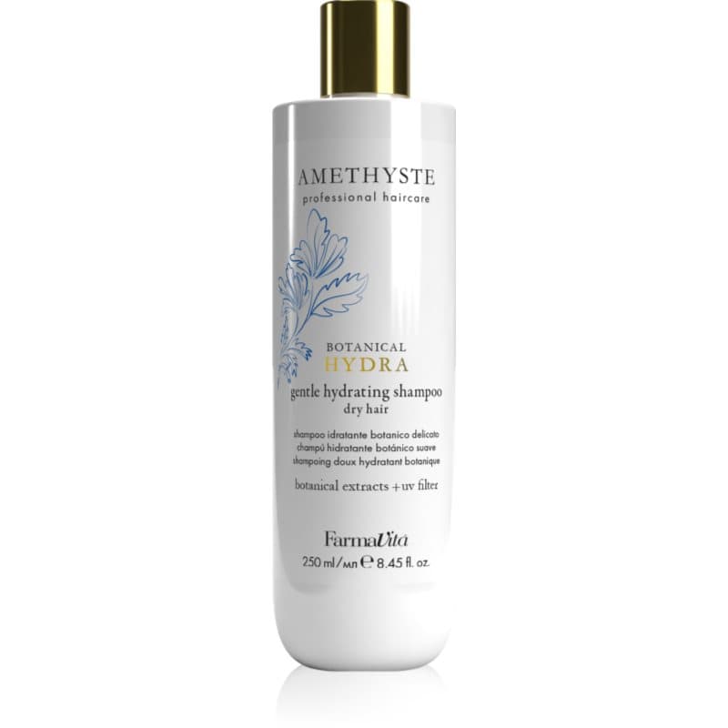 FarmaVita Amethyste Botanical Hydra Hydraterende Shampoo voor Mild Wassen met UV Filter 250 ml