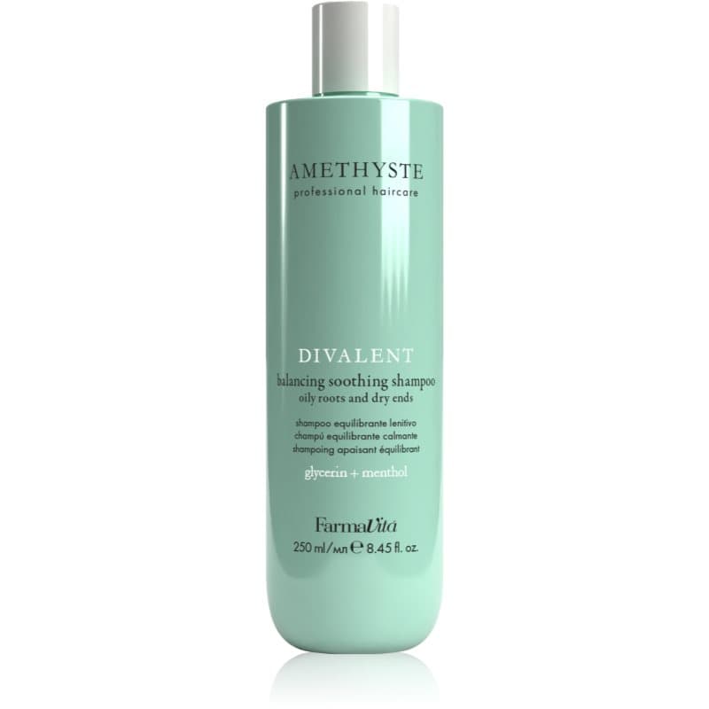 FarmaVita Amethyste Advance Divalent Kalmerende Shampoo voor Droge Haarpunten 250 ml