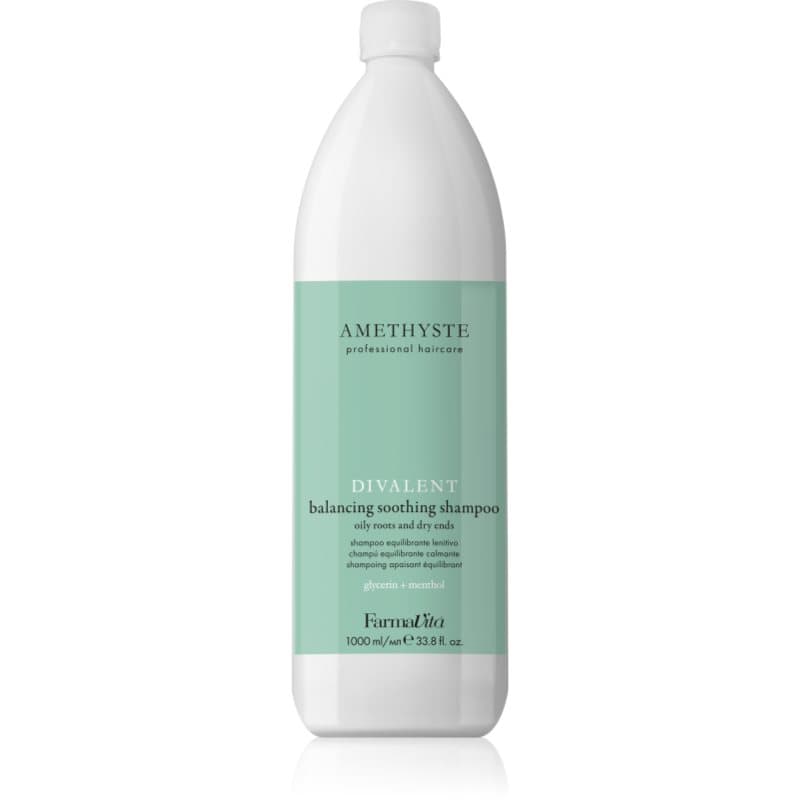 FarmaVita Amethyste Advance Divalent Kalmerende Shampoo voor Droge Haarpunten 1000 ml