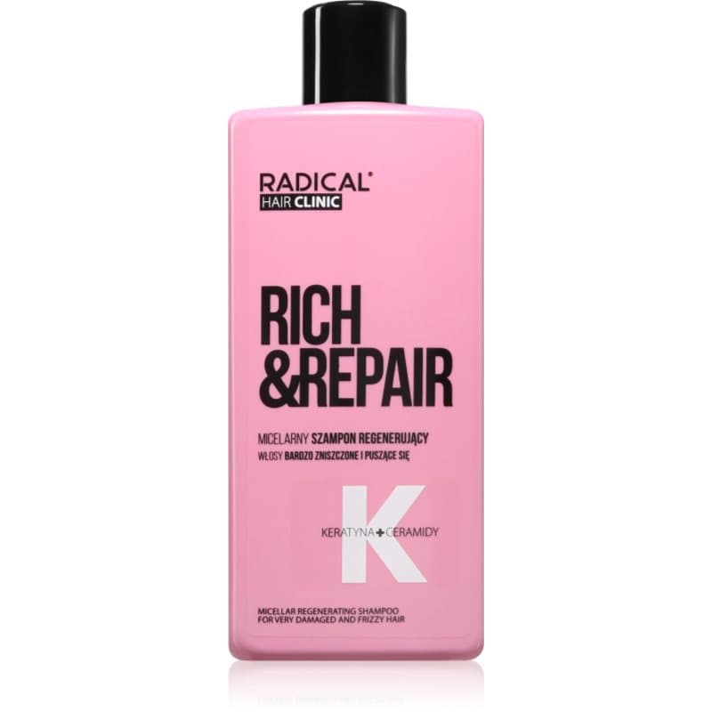Farmona Hair Clinic Micellar Regenerating Shampoo micellair shampoo voor Beschadigd en Broos Haar 300 ml