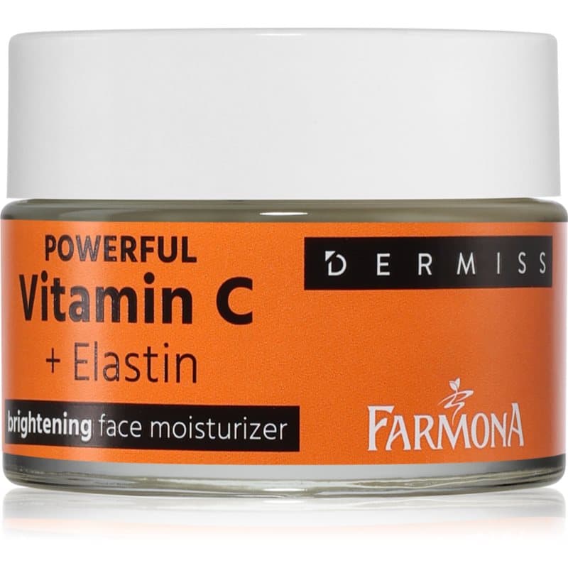 Farmona Dermiss Powerful Vitamin C + Elastin Gezichtscrème voor Hydratatie en Stralende Huid 50 ml