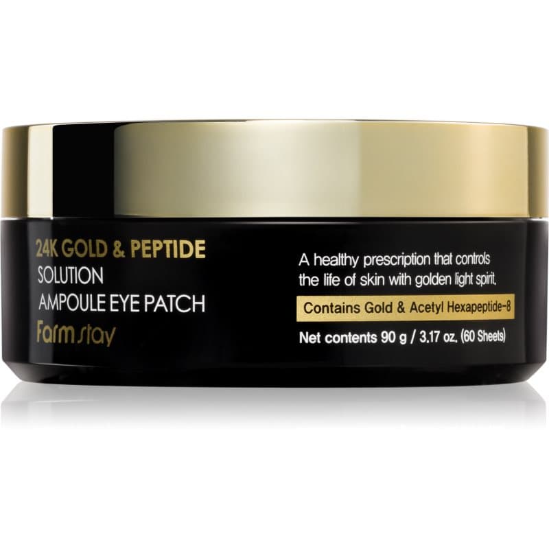 Farmstay 24K Gold & Peptide Solution Oogmasker 60 st