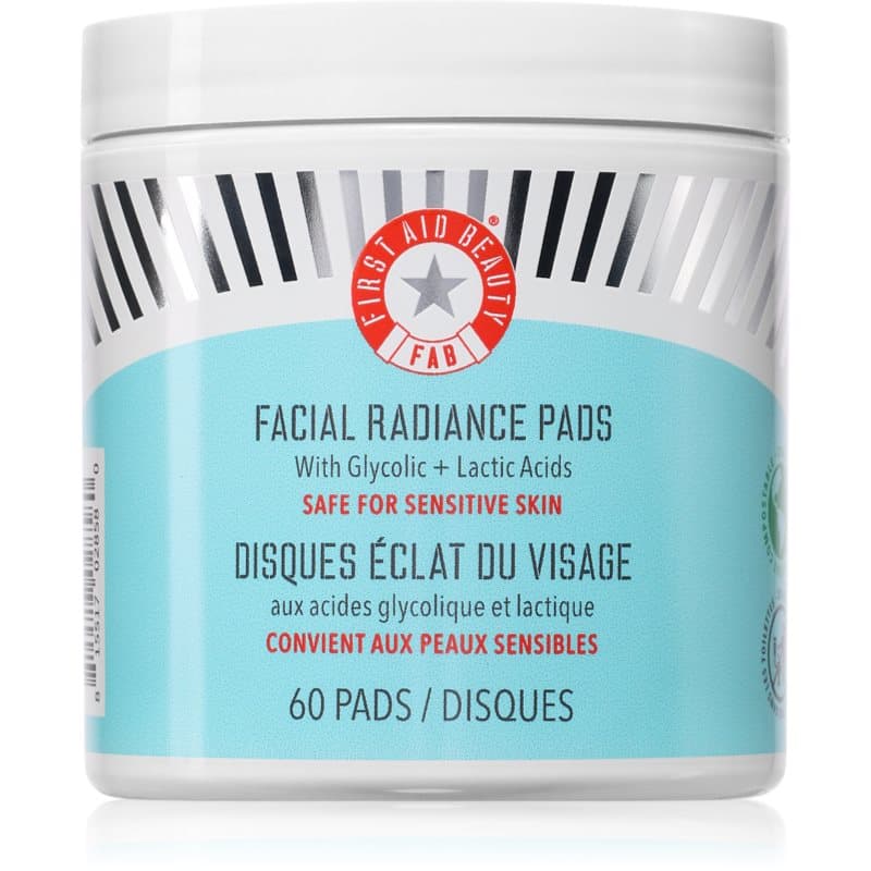First Aid Beauty Facial Radiance Pads Exfoliërende Kussentjes voor Stralende en Gladde Huid 60 st