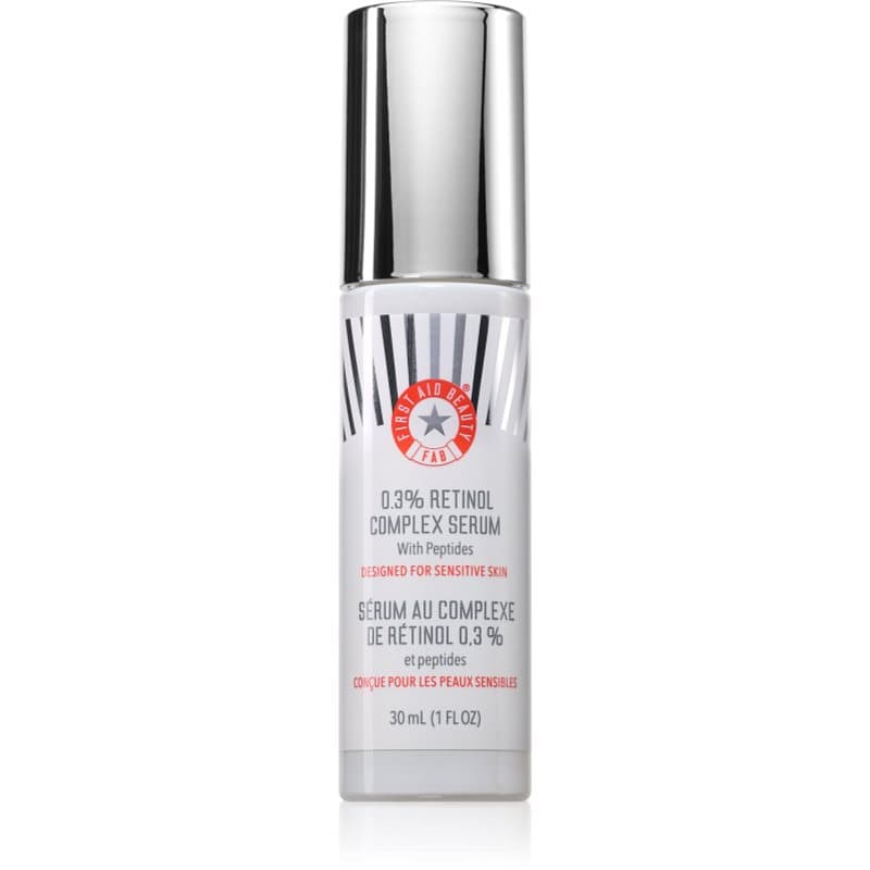First Aid Beauty 0.3% Retinol Complex Serum antirimpel retinolserum met peptiden voor Gevoelige Huid 30 ml