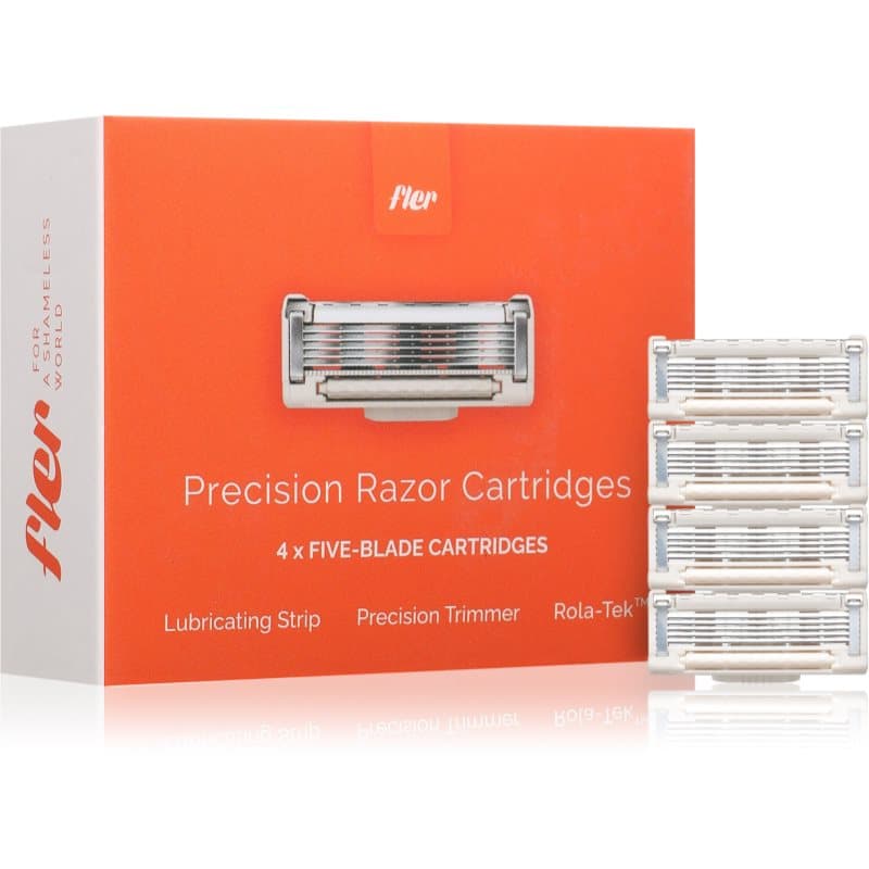 Fler Precision Razor Cartridges Vervangende Scheermesjes 4 st