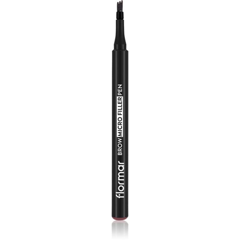 flormar Brow Micro Filler Pen Wenkbrauw Pen Tint 003 Brown 1.1 ml
