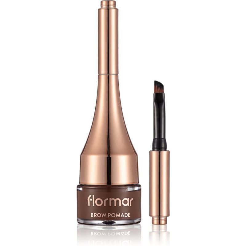 flormar Brow Pomade Wenkbrauw Pommade met Kwastje Tint 02 Light Brown 2,2 g