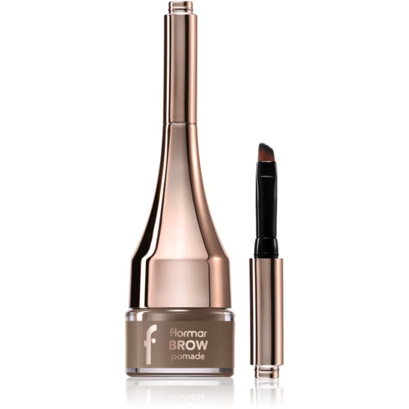flormar Brow Pomade Wenkbrauw Pommade met Kwastje Tint 03 Brown 2,2 g
